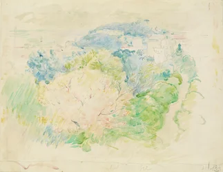 Berg mit einem Schloss, 1888